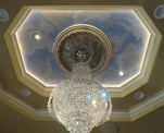 Formal Dining Room Ceiling Clouds